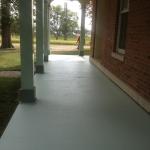 porch finished painted